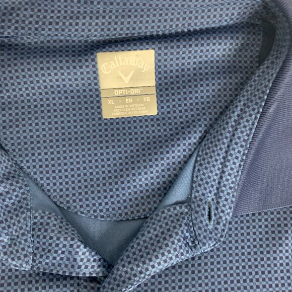 Callaway Men’s Blue Golf Polo Shirt – XL, Lightweight Performance - Picture 9 of 14